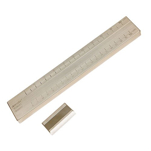 Single Groove Fineness Gauge Grindometer – Choose Your Range (0-25 / 0-50 / 0-100 / 0-150 μm)