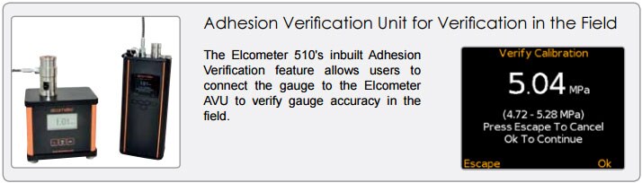 Adhesion Verification Unitf ro Verification in the Field