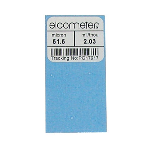 両替機 foil Calibration Foil | 2mil/50µm | ±1% Accuracy | Dim: 50x25mm