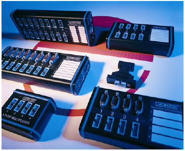 Multiplexers with one, four, eight and sixteen channels