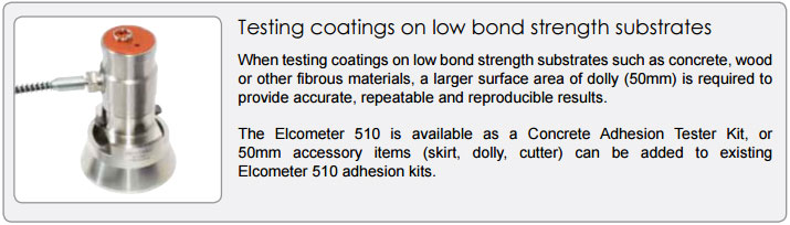 Testing Coatings on low Bond Strength Subrates