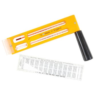 Figure 2 – Wet and Dry Bulb Whirling Hygrometer With Relative Humidity Calculator