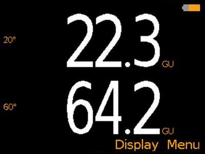 Dual angle readings